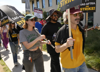 Comedians energize the picket lines as Hollywood actors and writers strikes enter second week
